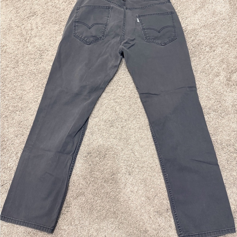Levi’s Men's Gray Straight Leg Jeans - Picture 5 of 6